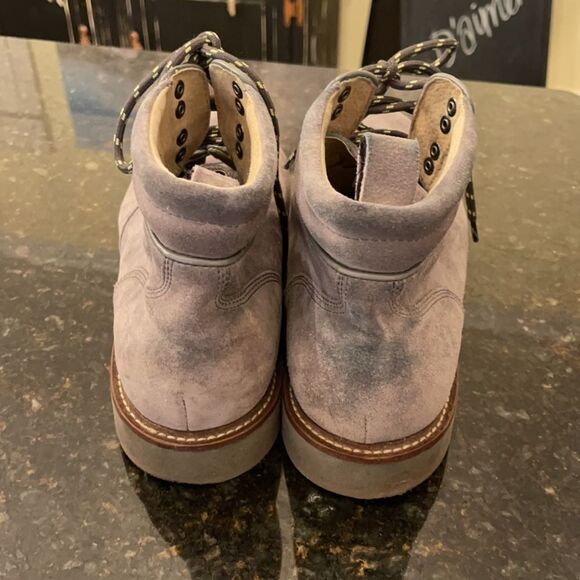 *Banana Republic* Grey Suede Ortholite Men’s Boots Sz 11.5 - Picture 6 of 10